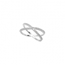 Λευκόχρυσο δαχτυλίδι Κ14 