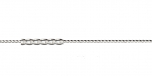 Αλυσίδα λαιμού απο λευκό χρυσό Κ14 σε μήκος 50cm