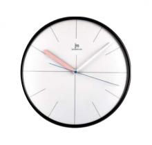 Ρολόι Τοίχου Quartz JM GK14962w μεταλλικό sweep minimal