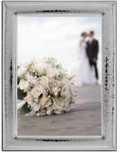 Ασημένια κορνίζα φωτογραφίας γάμου (18X24)