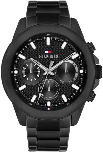  Ρολόι Tommy Hilfiger 1710653 με μπρασελέ μαύρο