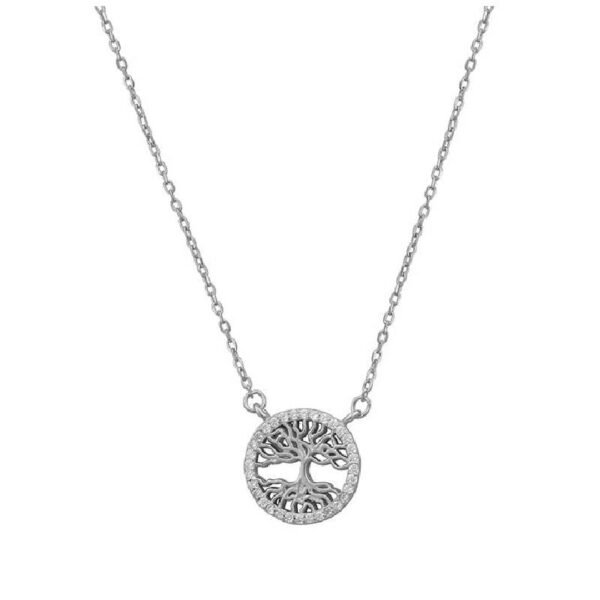 Ασημένιο κολιέ  Δέντρο Ζωής 925