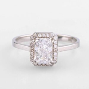 GK029356 Ασημένιο δαχτυλίδι 925 με ζιργκόν