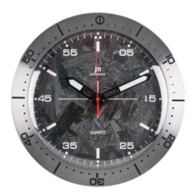 Μοντέρνο Μεταλλικό Ρολόι Τοίχου Quartz JM14965