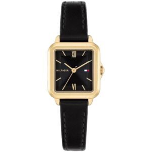 Ρολόι Tommy Hilfiger με μαύρο λουρί 1782835