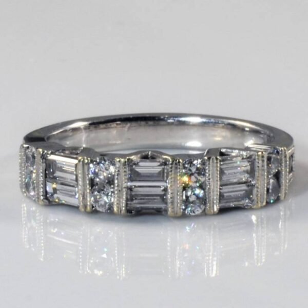 Ασημένιο ολόβερο δαχτυλίδι 925 με ζιργκόν