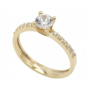 GK29520 Ασημένιο δαχτυλίδι 925 με ζιργκόν