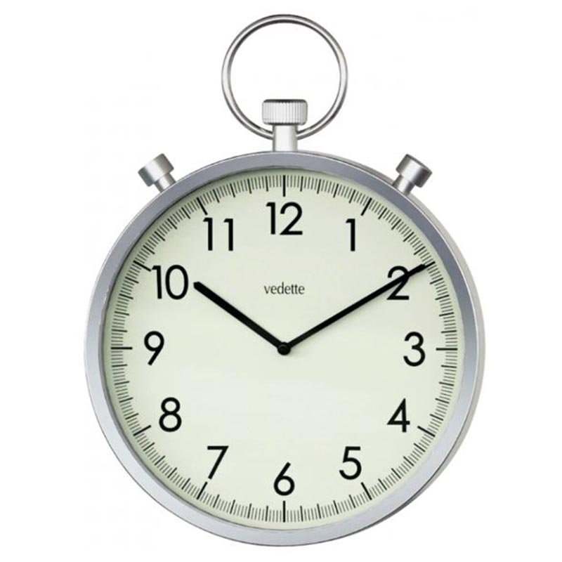 Μοντέρνο Ρολόι Τοίχου Quartz Vedette VP40052