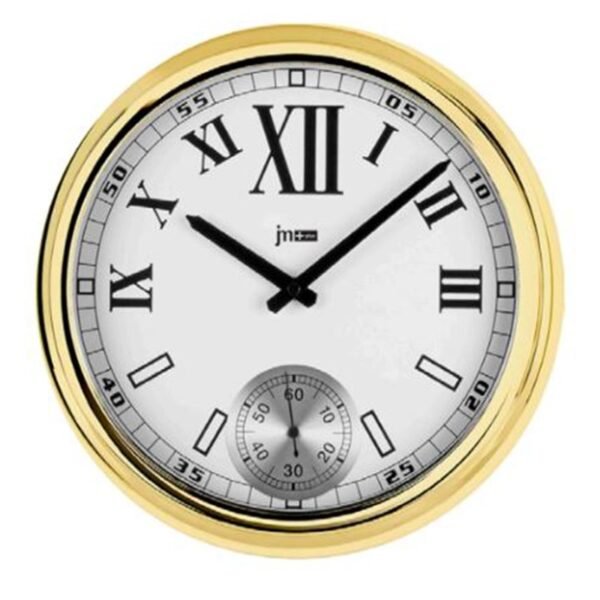 Μεταλλικό Ρολόι Τοίχου Quartz JM14948G