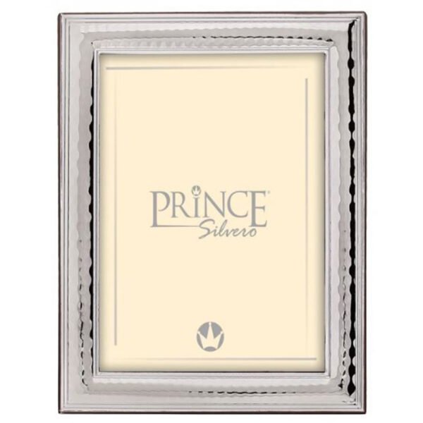 Ασημένια κορνίζα φωτογραφίας γάμου Prince Silvero (9X13)