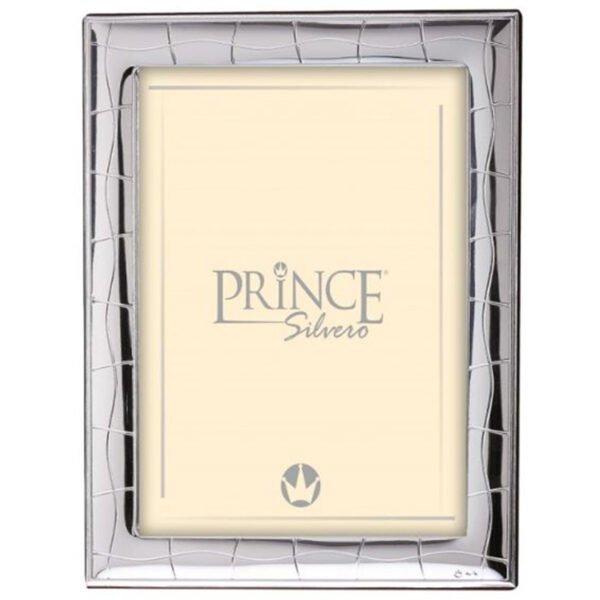 Ασημένια κορνίζα φωτογραφίας γάμου Prince Silvero (13X18)
