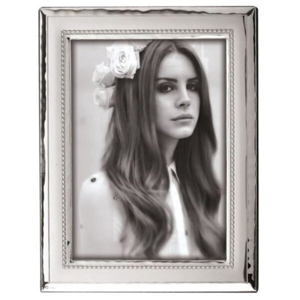 Ασημένια κορνίζα φωτογραφίας γάμου Prince Silvero (13X18)