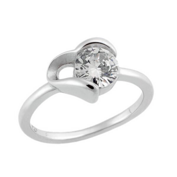 Ασημένιο δαχτυλίδι 925 με ζιργκόν