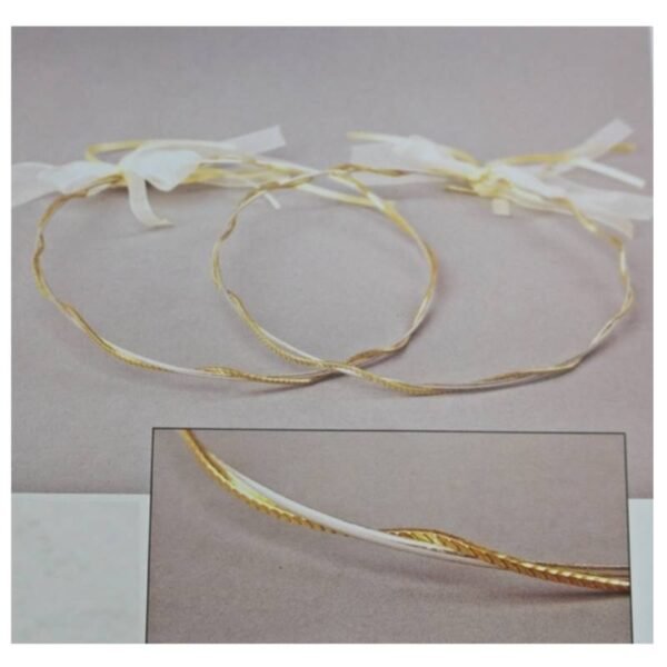 GKSTB101 Στέφανα γάμου χειροποίητα επάργυρα Sonora