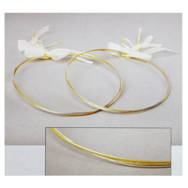 Στέφανα γάμου χειροποίητα επάργυρα Sonora