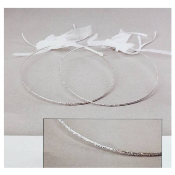 GKSTB127A Στέφανα γάμου χειροποίητα επάργυρα Sonora