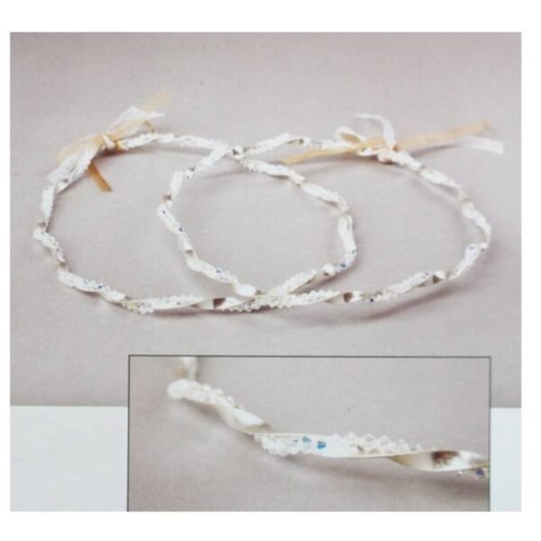 Στέφανα γάμου χειροποίητα ασημένια 925 Sonora