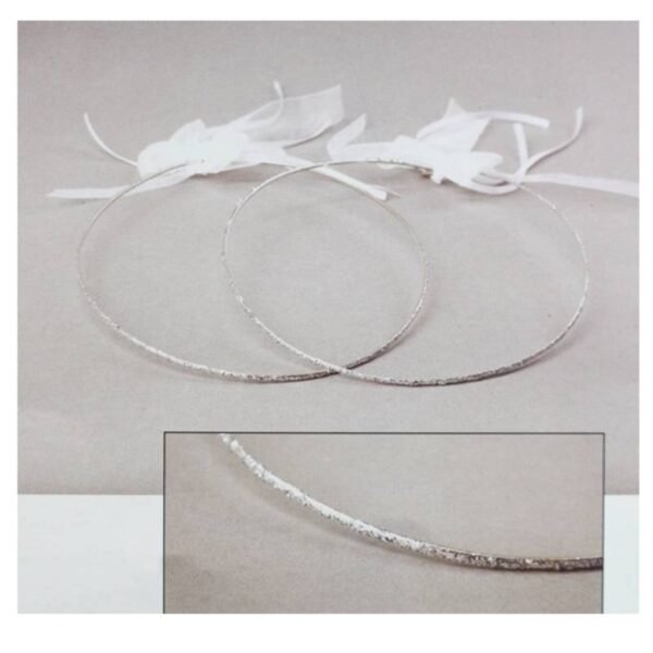 GKSTS127A Στέφανα γάμου χειροποίητα ασημένια 925 Sonora