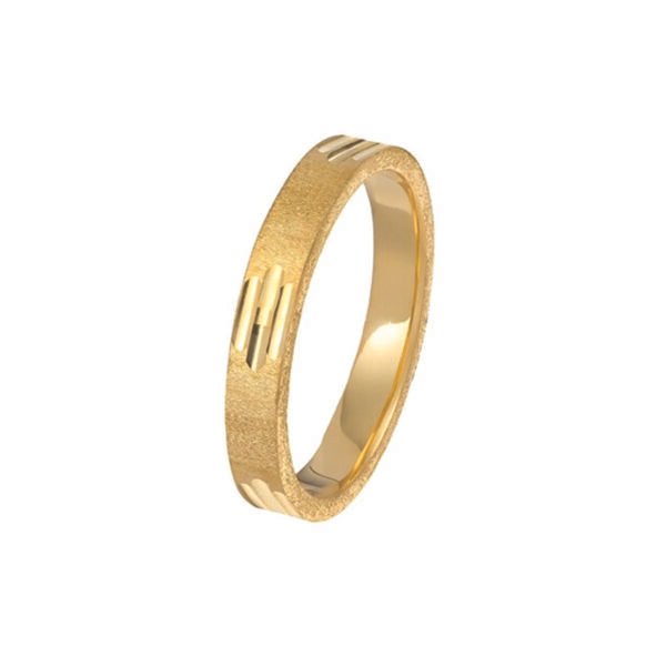 Βέρα σε κίτρινο χρυσό Κ9 χειροποίητη