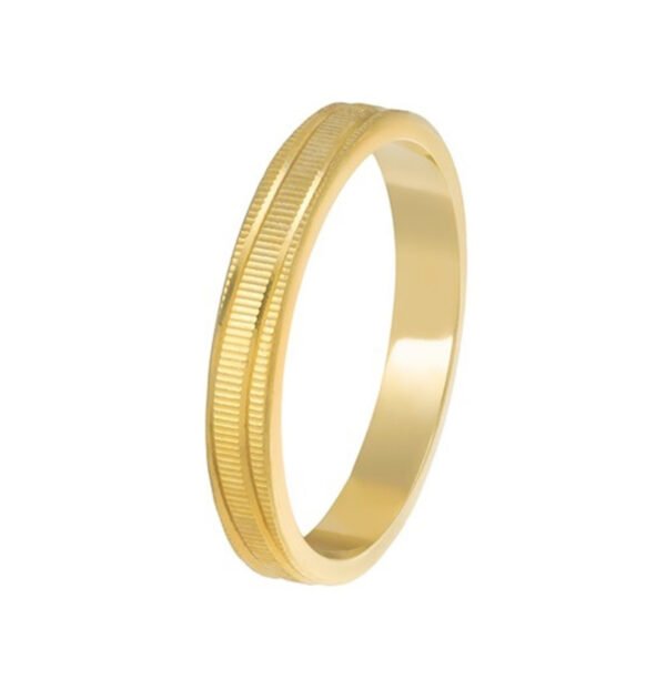 Βέρα σε κίτρινο χρυσό Κ9 χειροποίητη