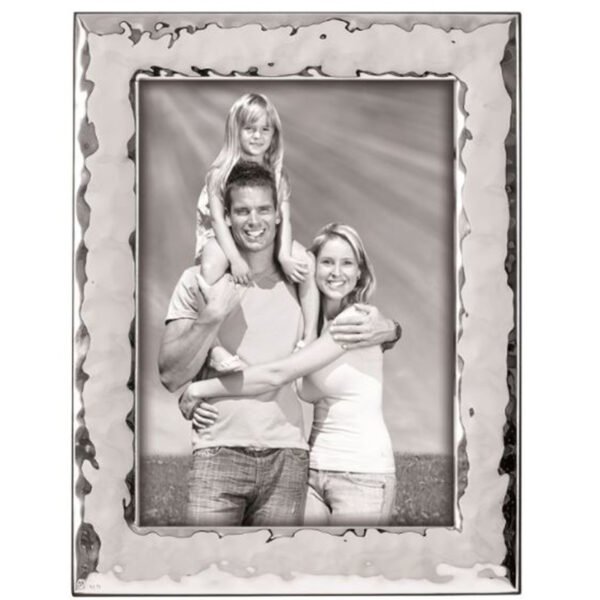 Ασημένια κορνίζα φωτογραφίας γάμου (G20X25)