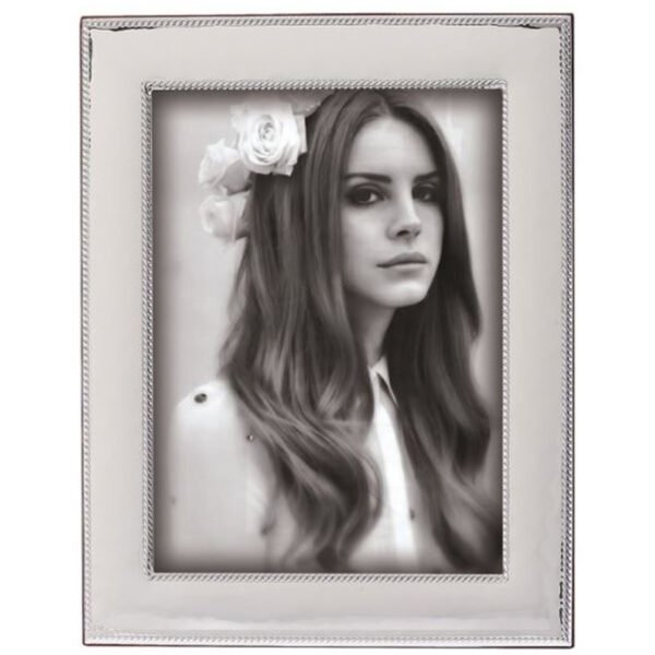 Ασημένια κορνίζα φωτογραφίας γάμου