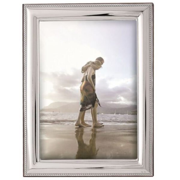 Ασημένια κορνίζα φωτογραφίας γάμου (13X18)