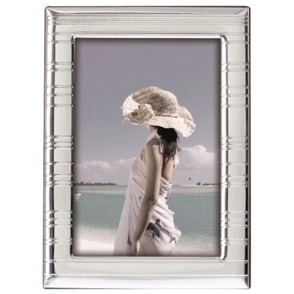 Ασημένια κορνίζα φωτογραφίας γάμου(13X18)