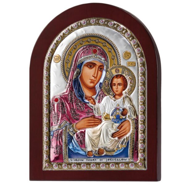 Ασημένια εικόνα Prince Silvero Παναγία Ιεροσολυμίτισσα