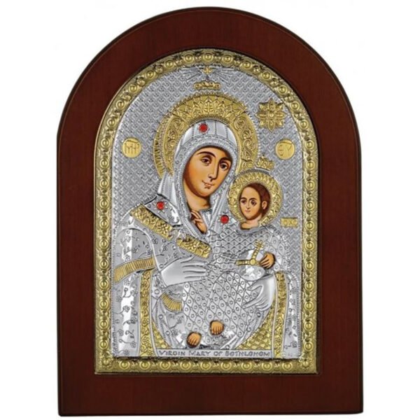 Ασημένια εικόνα Prince Silvero Παναγία Βηθλεέμ