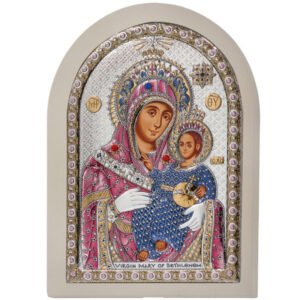 Ασημένια εικόνα Prince Silvero Παναγία Βηθλεέμ 20x26Χ2