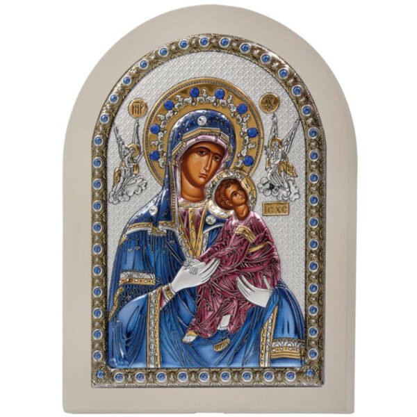 Ασημένια εικόνα Prince Silvero Παναγία αμόλυντος