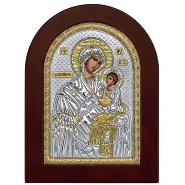 Ασημένια εικόνα Prince Silvero Παναγία Γοργοϋπήκοος 10Χ14