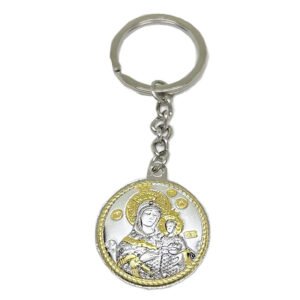Μπρελόκ Αυτοκινήτου PrinceSilvero με την Παναγία και τον Άγιο Χριστόφορο