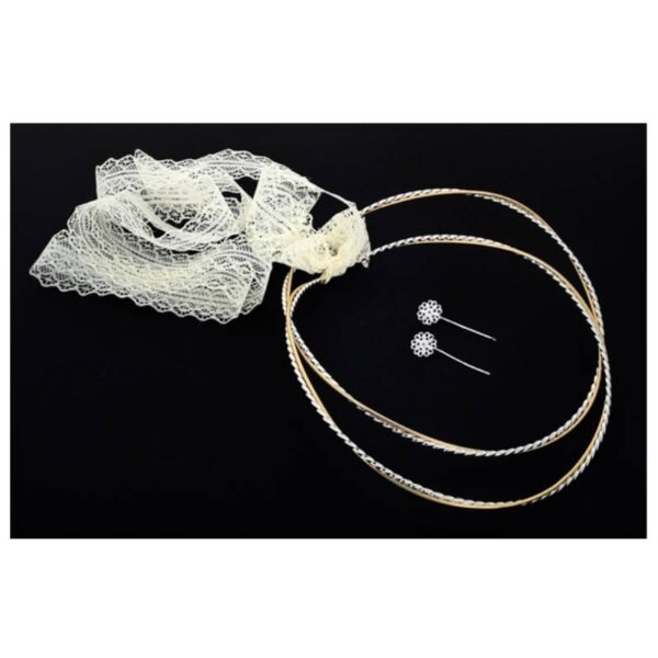 Στέφανα γάμου χειροποίητα επάργυρα Prince Silvero