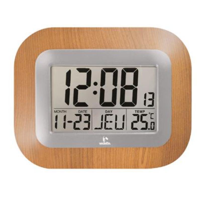 Ψηφιακό Ρολόι Τοίχου Vedette - LCD VP40073