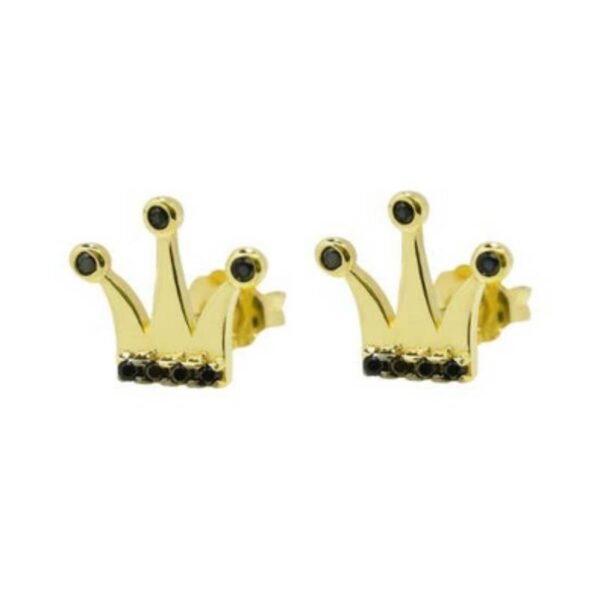 Χρυσά σκουλαρίκια καρφωτά Κ14