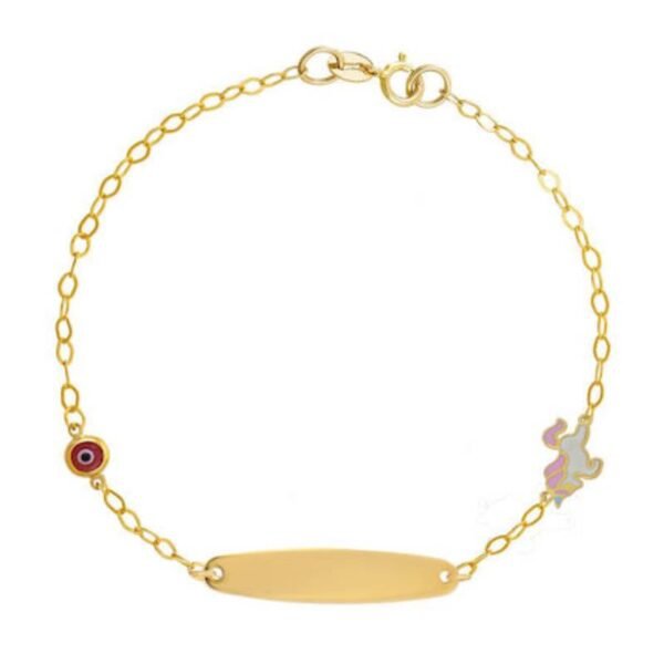 Ταυτότητα χρυσή Κ9 με μάτι και μονόκερο