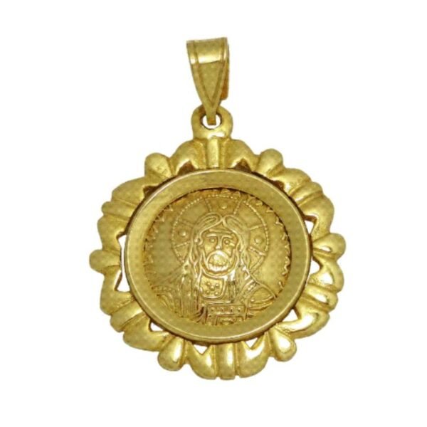 ΧρυσόΜενταγιόν κ14 κωνσταντινάτο διπλής όψης