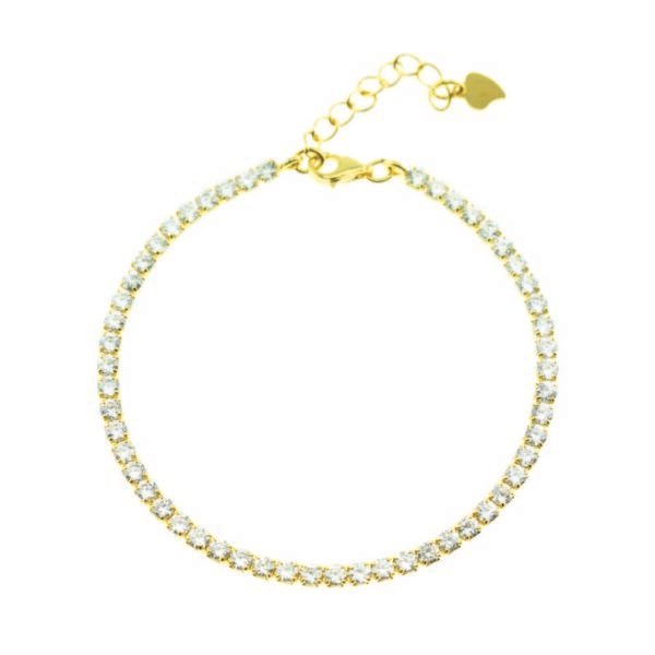 Ασημένιο βραχιόλι ριβιέρα