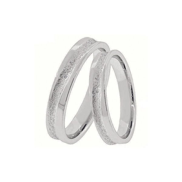 Βέρα σε λευκό χρυσό Κ9