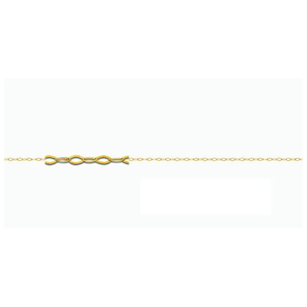 Αλυσίδα λαιμού απο κίτρινο χρυσό Κ14 σε μήκος 40cm