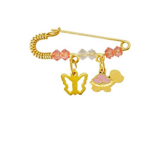 Παιδική παραμάνα με πετρούλες "Πεταλούδα-Χελώνα"