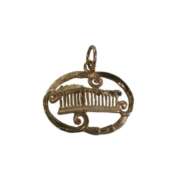 Μενταγιόν σε κίτρινο χρυσό Κ18 "Παρθενώνας"