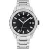 Aνδρικό ρολόι Tommy Hilfiger 1710692 Automatic από ανοξείδωτο ατσάλι με ασημί μπρασελέ