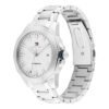 Aνδρικό ρολόι Tommy Hilfiger 1710695 Automatic από ανοξείδωτο ατσάλι με ασημί μπρασελέ.