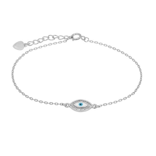Ασημένιο βραχιόλι Μάτι - Μαίανδρος 925