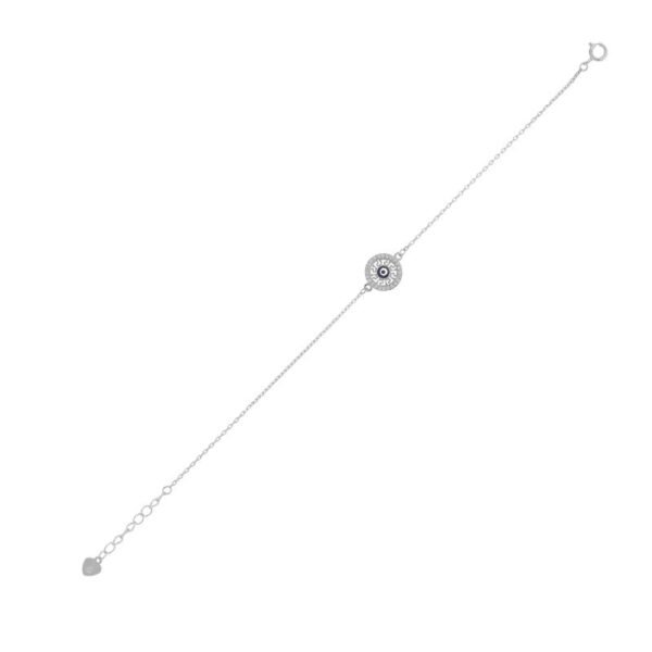 Ασημένιο βραχιόλι Μάτι - Μαίανδρος 925