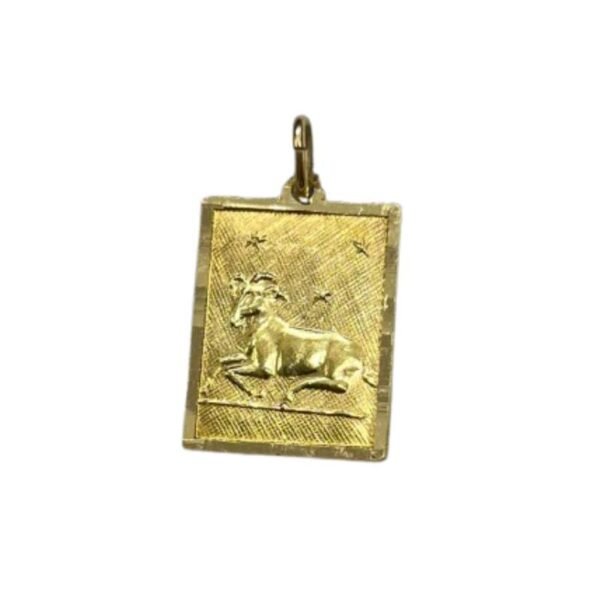 Ζώδιο Ζυγός σε κίτρινο χρυσό Κ14