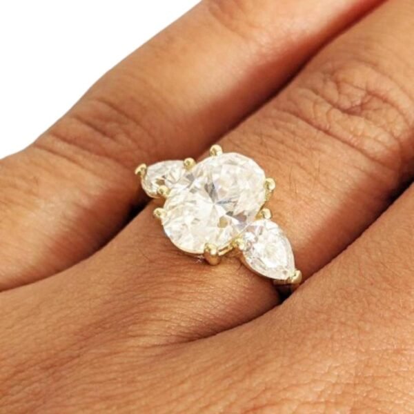 Ασημένιο δαχτυλίδι επίχρυσο με ζιργκόν 925